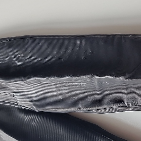 Versace Jeans Couture Coated Textured High Waisted Pants - Picture 5 of 13